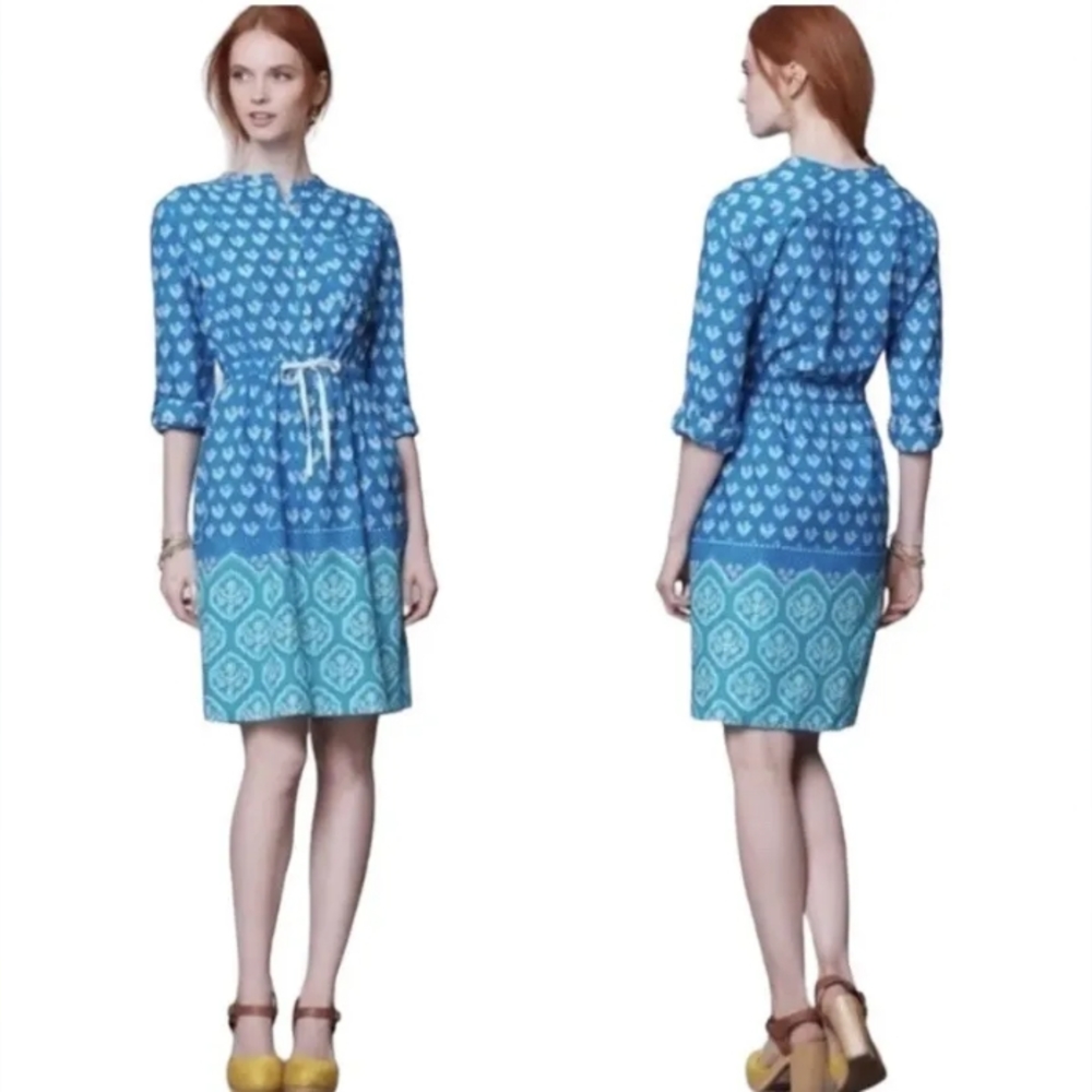 Anthropology Meadow Rue shirt dress Sz 6